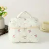 Estilo Ins Bolsa Pequeña Floral para Cosméticos Viaje de Negocios Cosméticos Artículos de Tocador Bolsa para Cosméticos Nicho Portátil Bolsa para Artículos de Tocador