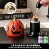 Ornamento de pedra difusora de aroma em formato de abóbora engraçado, pedra de aroma de cristal para uso doméstico, cristal de fragrância interno sem chama, longa duração