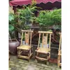 Cadeira de Bambu Pequena Grande Cadeira de Bambu Banco de Bambu Mesa Feita à Mão Mesa de Chá Cadeira de Lazer Infantil Cadeira de Computador para Adultos Cadeira com Encosto Cadeira de Braço Banco de Bambu