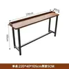 Mesa de Bar de Madera Maciza, Mesa y Sillas de Ocio para Balcón, Mesa Larga Sencilla para Uso Doméstico, Mesa Estrecha junto a la Ventana, Mesa Larga de Patas Altas y Bajas, Mesa de Patas Altas