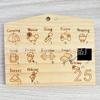 Dados de Haya de 12 Caras Dados Educativos Casuales Dados de Madera para Pareja de San Valentín Dados Poliédricos en Stock