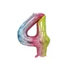 Globos Digitales de 32 pulgadas Empacados Individualmente, Decoraciones de Cumpleaños Versión Americana, Globos Decorativos Flotantes de Papel de Aluminio con Helio