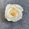 Cabeça de Rosa Anna 11cm Tecido de Seda Flor Artificial Arranjo de Casamento Flor para Cabelo Artesanato Flor Guirlanda Flor Falsa
