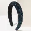 Diadema de moda de nuevo temperamento transfronteriza color dopamina full diamond para mujer, exquisita, joker, creativa, mismo estilo que las celebridades de internet, accesorios para el cabello