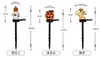 Lámpara Solar para Césped de Halloween Transfronteriza Impermeable para Exteriores Lámpara de Jardín de Suelo Accesorios de Decoración de Calavera Atmósfera de Patio