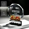 Trofeos de cristal personalizados, nuevas medallas metálicas de alta gama y premios de resina para eventos de empresa, con grabado creativo para empleados destacados