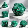 Venta directa de fábrica honda de juego mazmorras y mazmorras juegos de mesa dados multifacéticos DND RPG dados pavo real turquesa