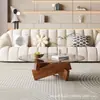 Mesa de café de cristal nórdica, mesa de café de diseño para espacios pequeños, mesa de té redonda, mesa de té moderna creativa elegante, transfronteriza