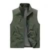 Nuevo Chaleco Exterior Transfronterizo para Hombre, Chaleco Holgado Multibolsillos para Jóvenes y Mediana Edad, Ropa de Trabajo, Chaleco Casual
