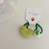 Novo par de elásticos pequenos de amor tridimensional para crianças, corda de cabelo de bebê, corda de cabeça, anel de cabelo