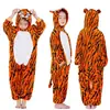 2020 Nuevo León Arcoíris Estrella Colores Mao Tianma Animal Pijama de una pieza Hombres y Mujeres Franela Ropa para el Hogar en Stock