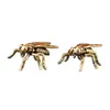 Ornamento Criativo de Inseto Mosca de Latão Mosca Animal de Estimação de Chá Antigo Artesanato de Latão para Desktop Mosca Pequenos Objetos de Cobre