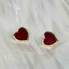 Nuevos pendientes de amor rojos, pendientes para mujer, retro, elegantes, combinables con todo, otoño e invierno, diseño moderno de nicho, pendientes con sentido.
