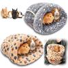 Bolsa de Dormir Multifuncional Dulao Han para Mascotas Pequeñas, Bolsa Portátil para Hámsters, Cobayas, Conejos, Nido Espesado y Cálido de Invierno para Mascotas
