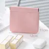 Bolsa de Cosméticos Impermeable de PU con Cierre Automático, para Llevar en Mano, Llave, Lápiz Labial, Cable de Datos, Bolsa de Cosméticos Pequeña