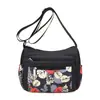 Bolso de Nylon Estampado de Moda para Madres de Mediana Edad, Bolso Nuevo para Mujer, Bolso Cruzado de Hombro Casual de Gran Capacidad, Bolso de Tela