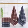 Hilo de color pretratado oscuro rejilla circular jacquard de 32 cabos toalla de regalo suministros de protección laboral al por mayor grueso 120 gramos