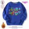 Sudadera de Jardín de Infancia Ropa de Jardín Algodón Estilo Otoño e Invierno Unisex para Niños Manga Larga Forro Polar Estampado Superior Estilo Moderno