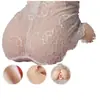 Yaofox Silicone Textura Real Nádegas Molde Invertido Bumbum Grande Copo Avião Molde Invertido Masculino Copo Dispositivo de Masturbação de Meio Corpo Masculino
