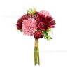 Crisantemo bola ramo atado a mano al por mayor juego de mesa para sala de estar flor de seda pastoral accesorios para sesión de fotos Flor decoración de boda