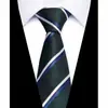 Gravata Listrada Profissional de Negócios Masculina 8cm Gravata de Poliéster Personalizada Feita à Mão Gravata Masculina Fabricante de Gravatas Shengzhou