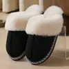 26 nuevas pantuflas peludas de otoño e invierno para el hogar, estilo unisex, estilo de pareja, pantuflas de algodón cálido para interior y exterior