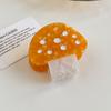 Cogumelo colorido hairpin acetato bonito grampo de cabelo nicho temperamento grampo de cabelo de tamanho pequeno clipe de cabelo para trás acessórios de cabelo de cabeça