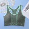 Amazon Comercio Exterior Transfronterizo Sujetador Deportivo Running Fitness Top Tubo Ropa Interior para Mujer Espalda Cruzada Chaleco de Yoga