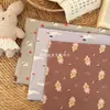 Tela 100% Algodón de 40 Hilos Estampada Digitalmente, Tela de Oso Pastel Color Café de Dibujos Animados Lindos para Ropa de Mujer, Decoraciones Infantiles y Manteles Individuales