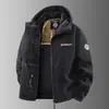 Chaqueta de forro polar noruega transfronteriza, chaqueta de forro polar gruesa con capucha para otoño e invierno, estilo polar para deportes al aire libre para parejas, venta al por mayor