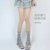 Calcetines para mujer calcetines JK con lazo calcetines de encaje japonés calcetines versátiles de felpa para estudiantes estilo ballet calcetines de algodón dulces