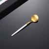 Vajilla de acero inoxidable 304, cuchillo, tenedor y cuchara, vajilla occidental portuguesa transfronteriza, juego de regalo de cuatro piezas: cuchillo, tenedor y cuchara para carne