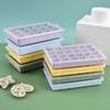 Bandeja de Silicona para Hielo de 24 Cavidades Caja de Hielo Grado Alimenticio Molde para Cubitos de Hielo de 15 Cavidades Gelatina Suplemento Alimenticio Bandeja de Hielo de Congelación Rápida