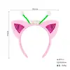 Diadema de Animal para Halloween Nueva Dibujos Animados para Niños Orejas de Gatito Tocado Fiesta de Graduación Disfraz Pinza para el Cabello Linda