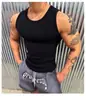 Regata Patchwork Estilo Americano para Verão, Regata Esportiva Fitness Masculina Justa Elástica Absorvente de Suor Respirável para Homens