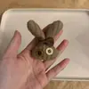 Conejo de Peluche con Botones Accesorios de Lazo Pinzas para el Cabello Fundas para Teléfono Bolsos Zapatos Calcetines Accesorios de Ropa Decoraciones DIY