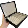 Caja de Joyería Multifuncional Transfronteriza para Pendientes, Aretes, Collares y Accesorios Caja de Regalo de Almacenamiento Caja de Joyería de Cuero PU de Una Sola Capa al por Mayor