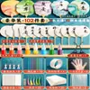 National style paint fan handmade diy non-heritage paint fan material bag children's birthday gift hand account with hand gift suit wholesale