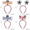 Novas Faixas de Cabeça de Futebol, Headbands, Decorações de Festa com Tema de Futebol para a Copa do Mundo Canadá-EUA-México, Acessórios para Torcer