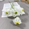 Simulação Sunchrysanthemum Casamento Novo Conjunto de Girassol de 4 Cabeças Decoração de Janela Monet Decoração de Jardim Flor Falsa Artificial