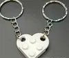 Llavero Colgante de Bloques de Construcción de Amor Multicolor Desmontable de Dibujos Animados a Juego Accesorios de Joyería para Pareja
