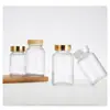 Botellas Cápsula, Botellas de Vidrio Transparente para Alimentos Saludables, Botellas Vacías, Pastillas de Cordyceps, Botellas de Medicamentos, Botellas de Polvo de Goji, Capacidad Pequeña