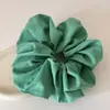 Faixa de Cabelo Esponjosa Verde Fresco de Verão para Prender o Cabelo em um Rabo de Cavalo, Elástico de Cabelo de Alta Elasticidade para Mulheres