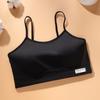 Ropa interior para niñas, chaleco de desarrollo infantil, sujetador para pupilas con almohadilla para el pecho, top de tubo transpirable con pecho envolvente para niñas de talla mediana y grande.
