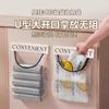 Bolsa de Malla para Almacenamiento de Cinta Mágica de Cocina Bolsa de Plástico Bolsa de Basura Bolsa de Almacenamiento Gran Capacidad Bolsa Colgante para Artículos Varios Almacenamiento Transpirable