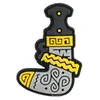 Omán Turismo Cultura Caricatura Zapatos Crocs Avanzados Charms Hebillas de Zapato Venta al por Mayor PVC Caucho Suave Hebillas de Zapato Accesorios DIY
