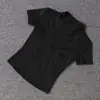 Camiseta Pilates Yoga Secagem Rápida Corrida Justa Esportiva Casual Gola Alta Zíper Ciclismo Manga Curta Jaqueta