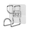 Gancho para Lavabo Macho No Perforado No Marcante Acero Inoxidable Gancho de Pared para Cocina Fuerte Pared Estante de Almacenamiento para Lavabo de Baño