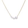 Cadena de clavícula de perlas sencillas de verano para mujer, ligera, de lujo, de alta gama, elegante, con colgante, cadena para el cuello, diseño de nicho, collar de celebridades de Internet