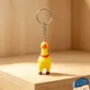 Celebridade da Internet Venda Quente Frango Mini Gritante que Faz Som Pingente, Acessórios Personalizados, Boneca de Vinil Cartoon Fofa Atacado